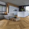 Floorlife Beverly Hills visgraat rustiek dubbel gerookt naturel 4103 parket - Afbeelding 3