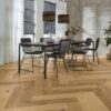 Floorlife Beverly Hills visgraat rustiek dubbel gerookt naturel 4103 parket - Afbeelding 4