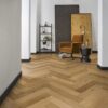 Floorlife Beverly Hills visgraat rustiek dubbel gerookt naturel 4103 parket - Afbeelding 5