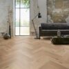 Floorlife Reseda visgraat rustiek blank 5195 parket - Afbeelding 2