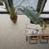 Floorlife YUP herringbone SRC light grey PVC-Klik - Afbeelding 4