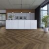 Floorlife YUP Herringbone warm brown PVC-Plak - Afbeelding 2