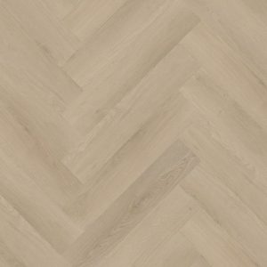 Floorlife YUP Merton herringbone beige PVC vloer bovenaanzicht