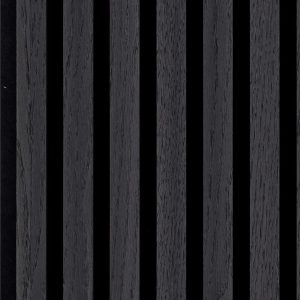 Silentlines lattenwand zwart eiken