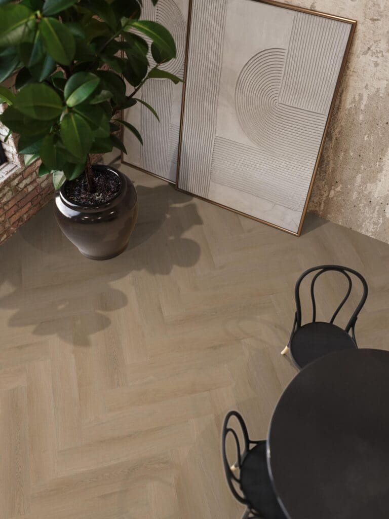Floorlife YUP merton natural oak PVC-plak - detail