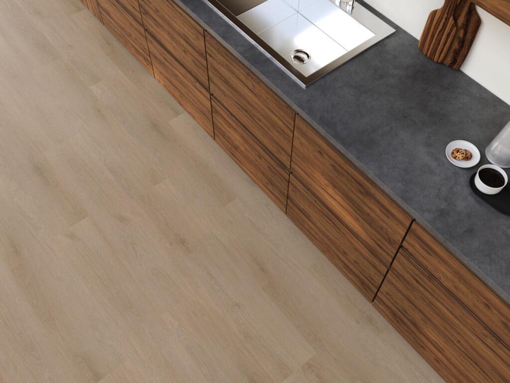 Floorlife merton dark oak PVC-plak - detail