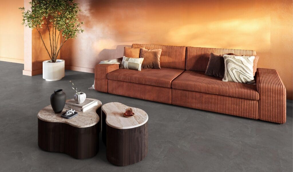 Floorlife Stanmore dark grey PVC-plak - detail
