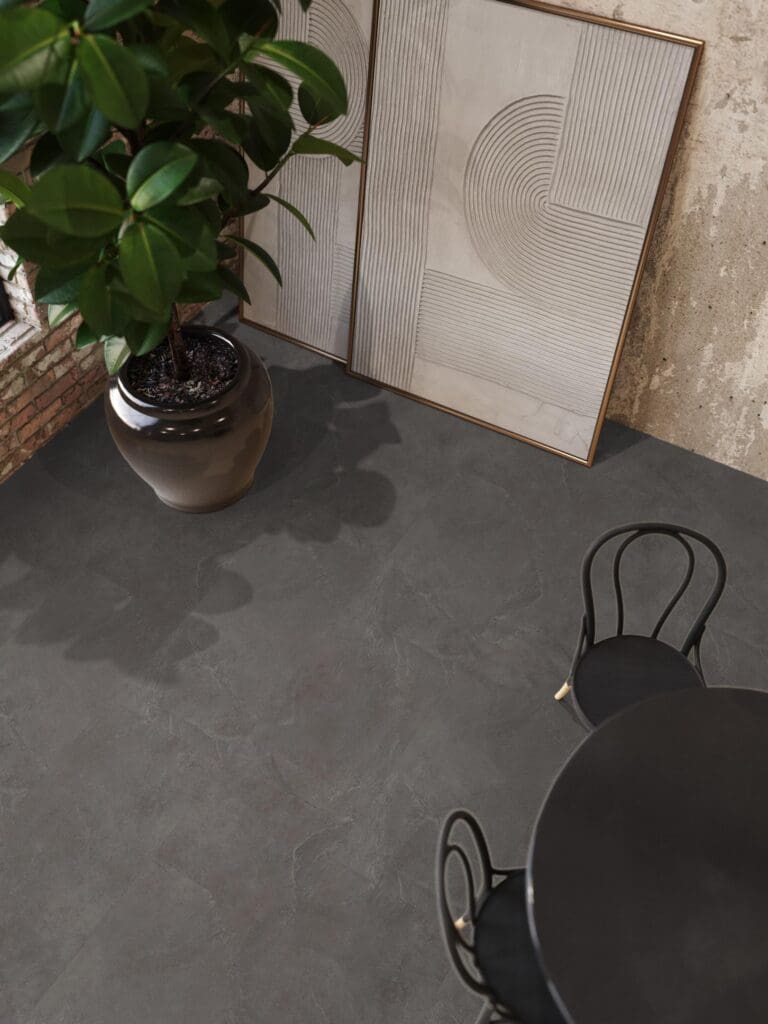 Floorlife Stanmore dark grey PVC-plak - detail