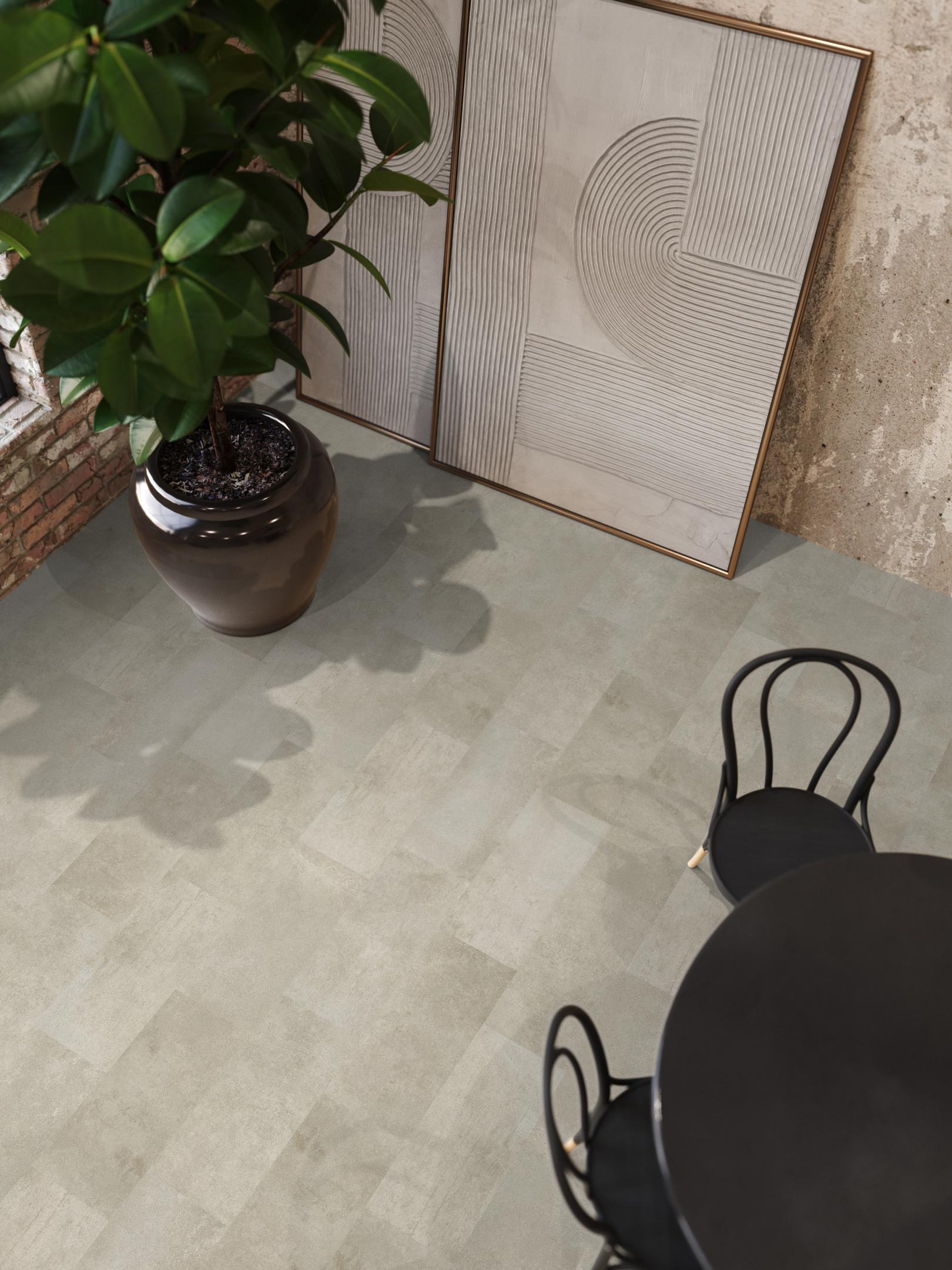Floorlife Madison Square Aqua betonlook tegel grijsbruin 6406 sfeerfoto 4